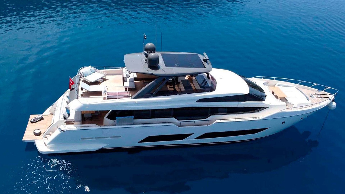 Аренда моторной яхты Ferretti 850 Shero в Турции